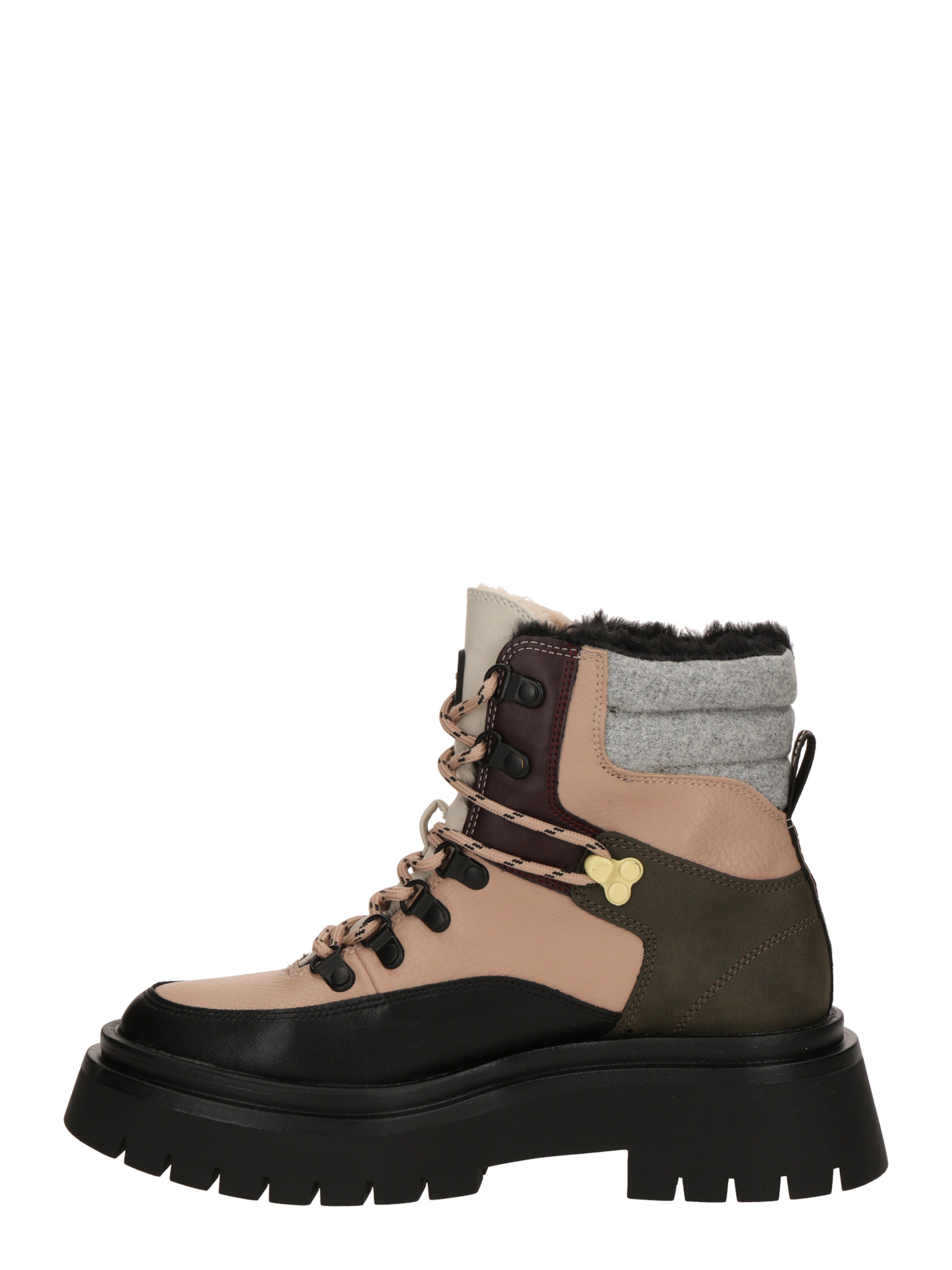 Pepe Jeans Šněrovací kozačky 'QUEEN' – béžová