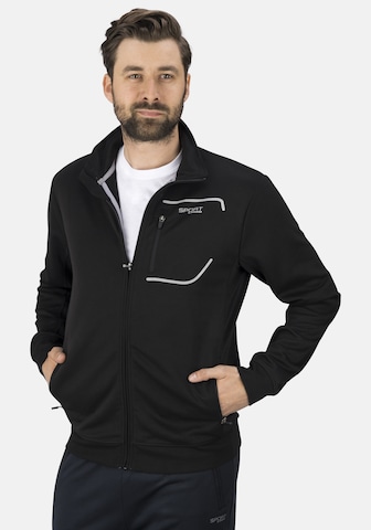Veste de survêtement 'Sidney' Stooker Men en noir : devant