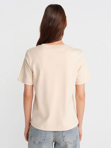 Dilvin T-Shirt in Beige