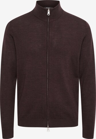 Matinique Strickjacke 'Mason' in Braun: Vorderseite