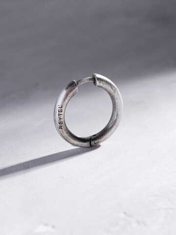 REYTEL Ohrring 'ORBIT' in Silber: Vorderseite