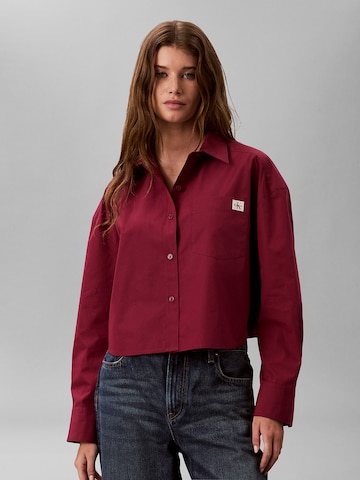Calvin Klein Jeans Shirt in Lila: Vorderseite