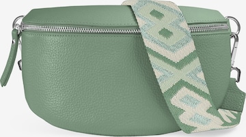 lePelou Gürteltasche 'JUNA medium' in Grün: Vorderseite