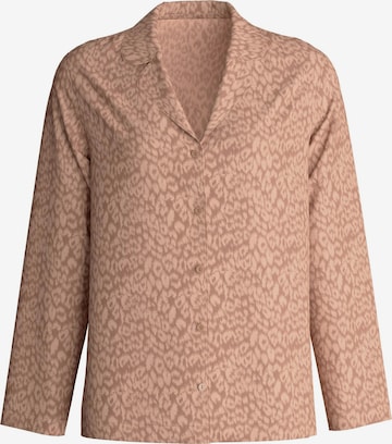 Camicia da notte 'Glimmer M&M' di CALIDA in marrone: frontale