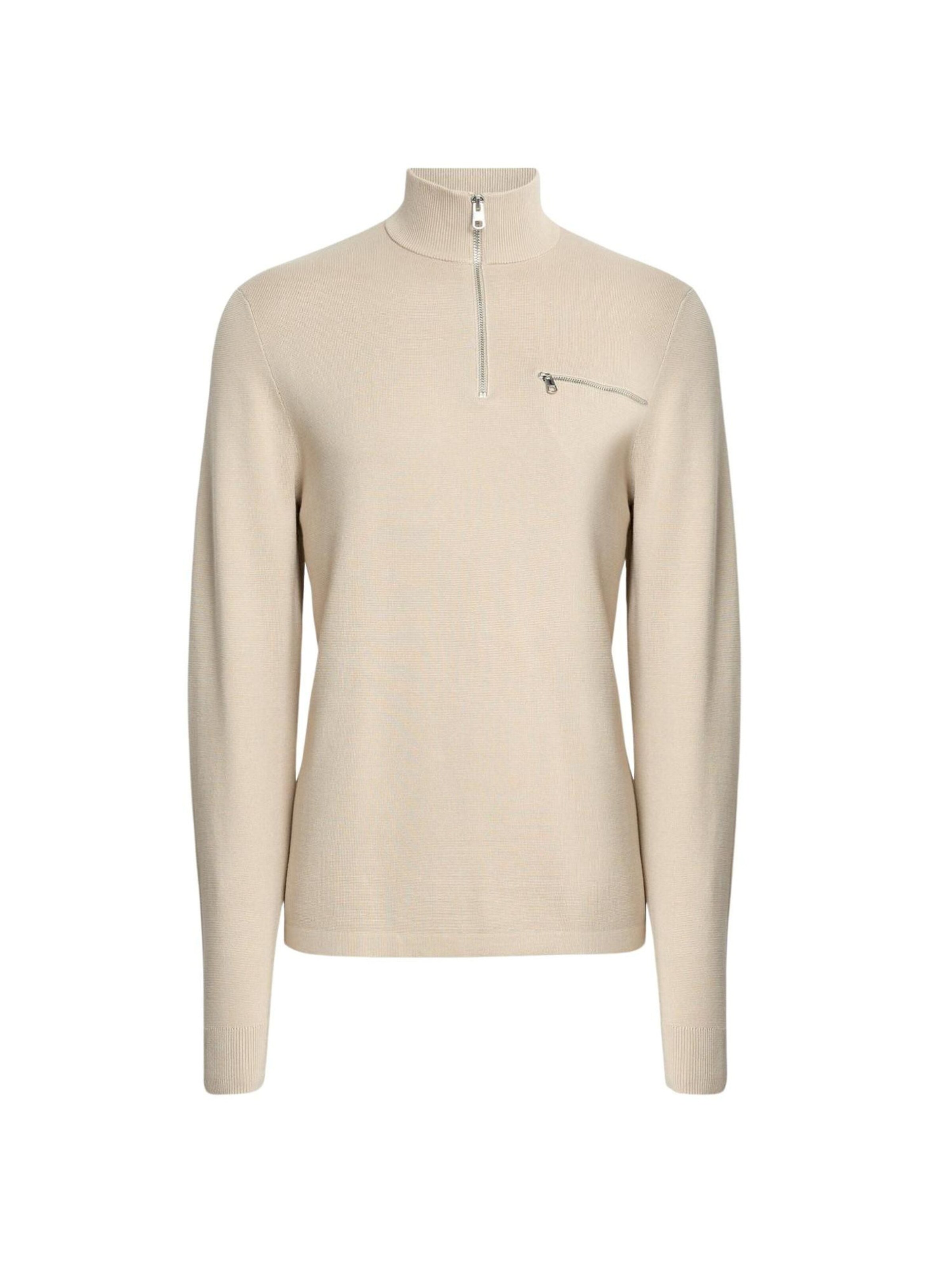 Sweat-shirt Marks & Spencer en beige : devant