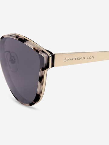 Kapten & Son Sunglasses 'Seoul Sand Tortoise Black' in Brown