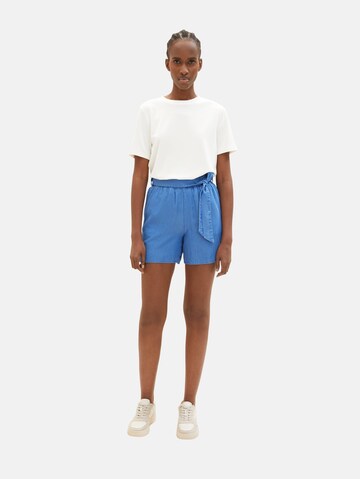 TOM TAILOR DENIM Loosefit Shorts in Blau