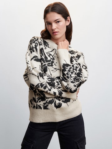 MANGO Pullover i beige: forside