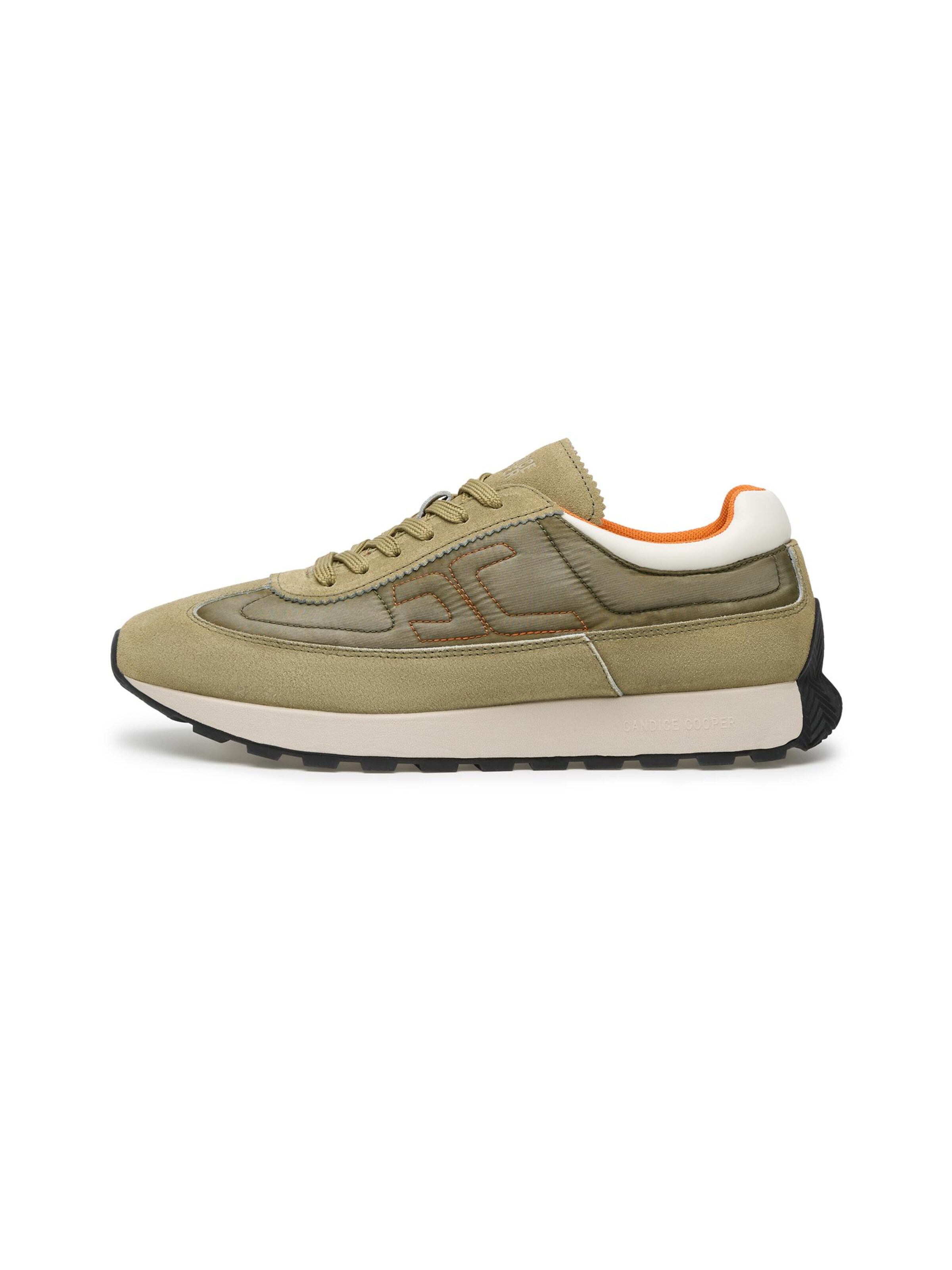 Candice Cooper Sneakers laag in Groen: voorkant