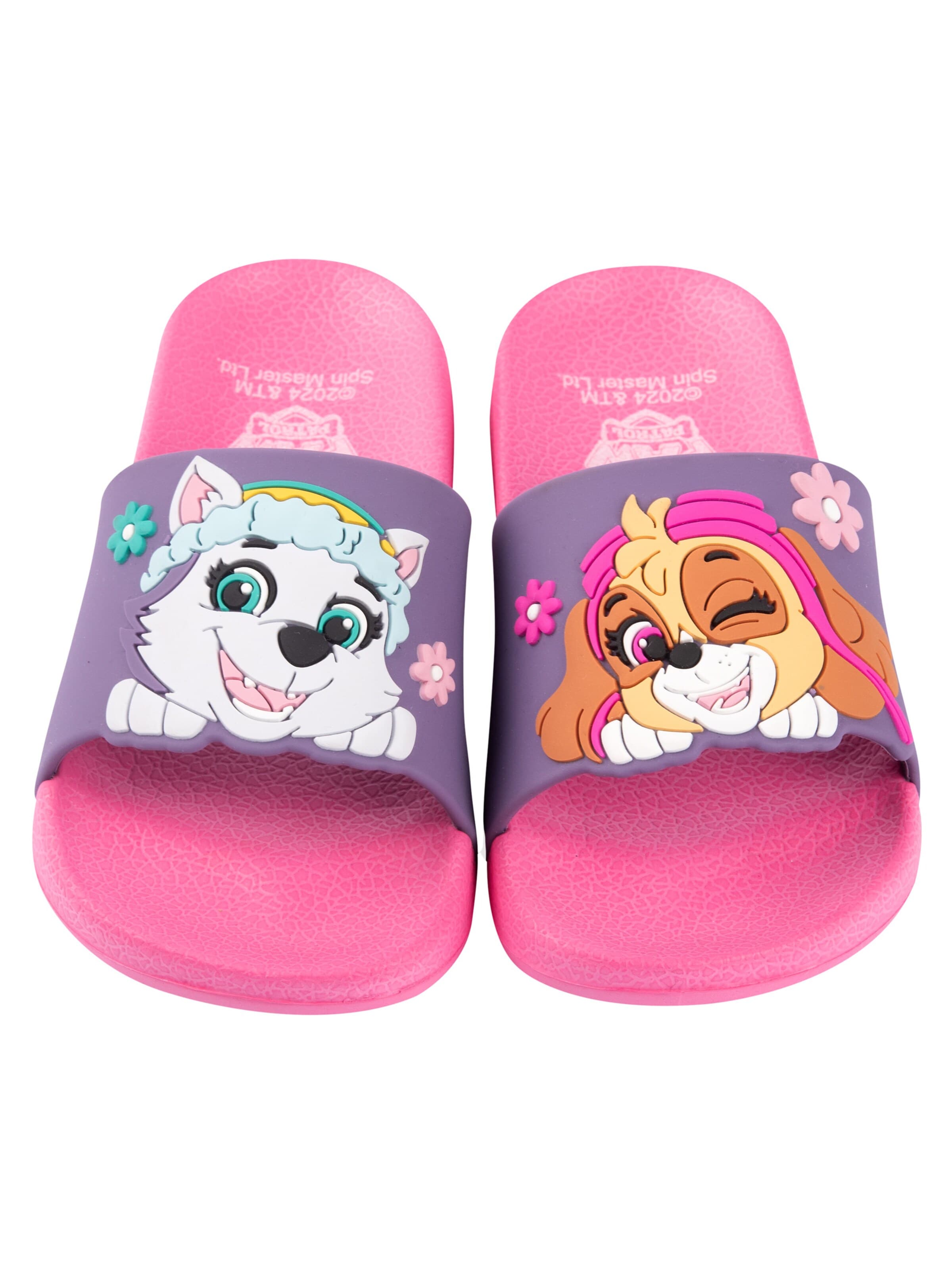 Paw Patrol Strand-/Badeschuh 'Skye und Everest'‌‌‌‌‌‌‌‌ in Pink: Vorderseite