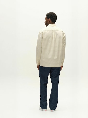 GABBA - Ajuste regular Camisa ' GABjens ' en beige: atrás