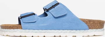 Bayton Pantolette in Blau: Vorderseite