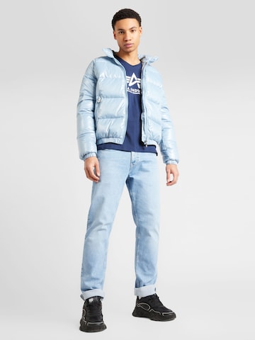 ALPHA INDUSTRIES Shirt in Blauw