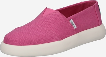 Slip on 'ALPARGATA MALLOW' TOMS en rose : devant