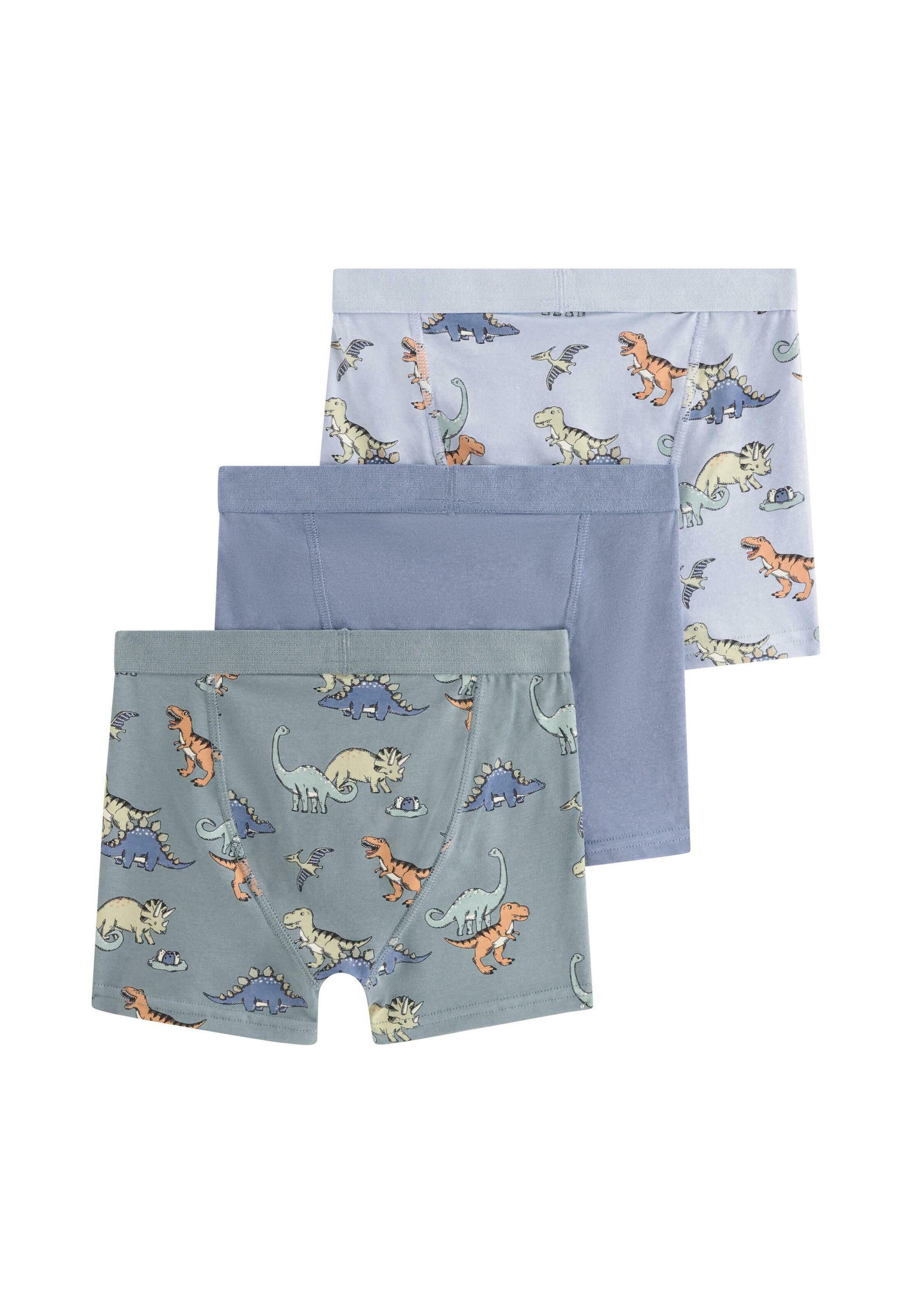 Lindex - Cueca 'Dinosaurs' em azul