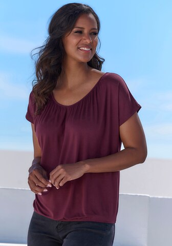 LASCANA T-shirt i lila