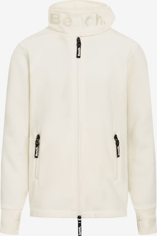 BENCH Fleece Jacket in White: front