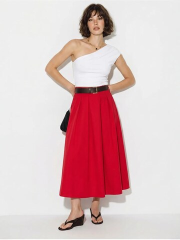 Jupe Bianco Lucci en rouge