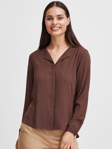 b.young Blouse 'Hialice' in Brown: front