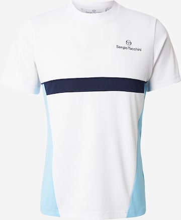 balta Sergio Tacchini Sportiniai marškinėliai 'Granada': priekis