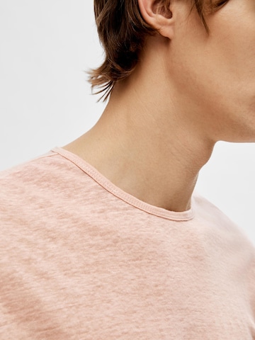 SELECTED HOMME Μπλουζάκι 'Bet' σε ροζ