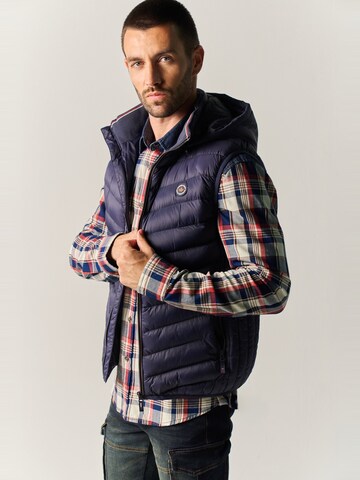 Gilet KOROSHI en bleu