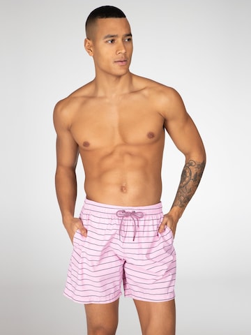 PROTEST Board Shorts 'SHARIF' in Pink