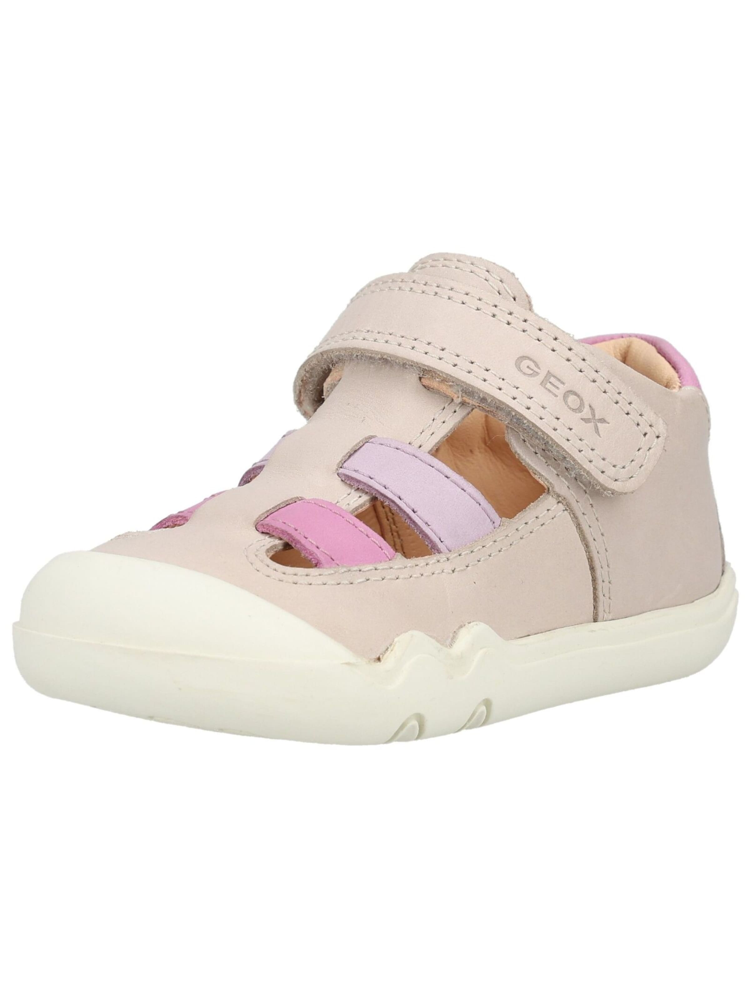 GEOX Chaussure basse 'STEPPIE UP' en beige / violet pastel / poudre / rose clair, Vue avec produit