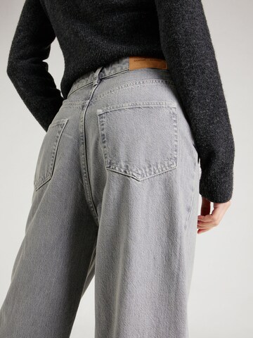 Samsøe Samsøe Wide leg Jeans 'Shelly' in Grijs