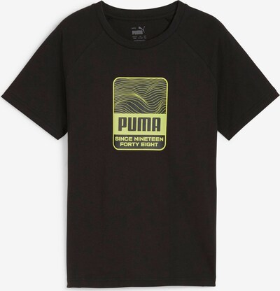 PUMA T-Shirt 'Active Sports' en vert clair / noir, Vue avec produit