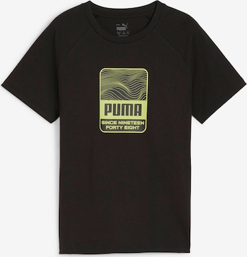 PUMA Shirt 'Active Sports' in Black: front