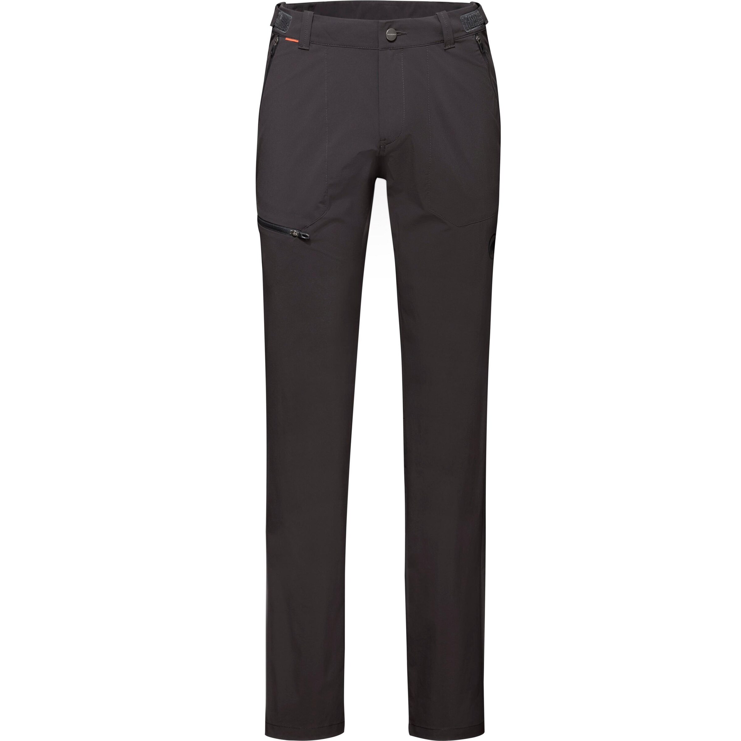MAMMUT Slim fit Outdoor Pants 'Runbold' in Brown: front