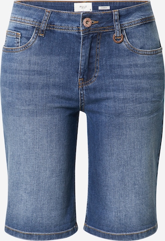 PULZ Jeans Slimfit Shorts 'EMMA' in Blau: predná strana