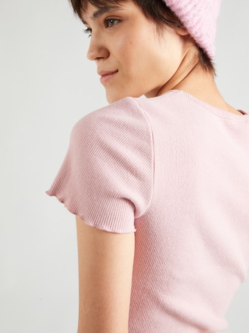 Maglietta di Gina Tricot in rosa