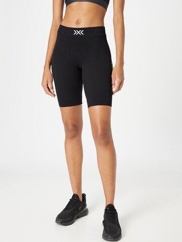 X-BIONIC - Skinny Pantalón deportivo en negro: frente