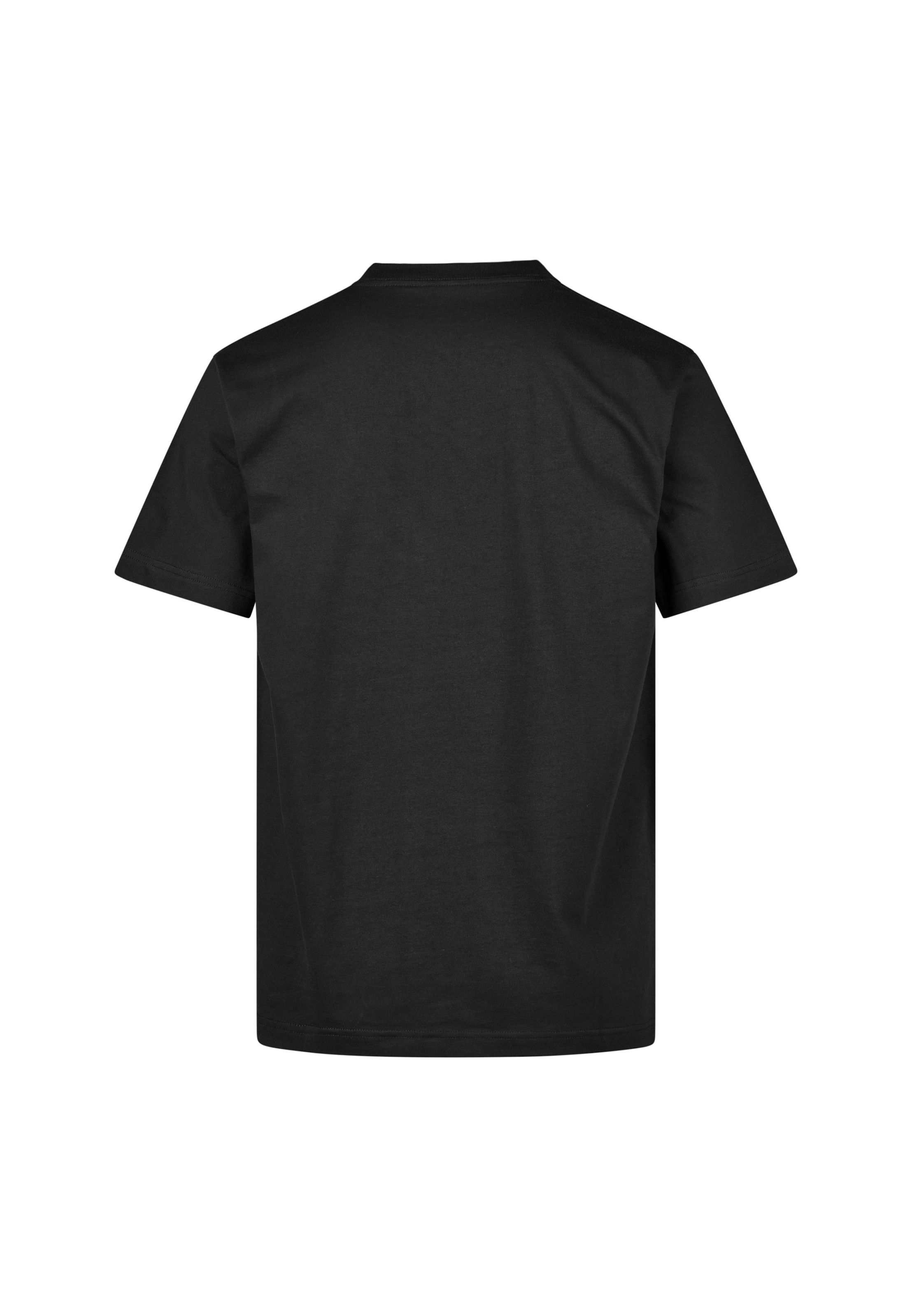 Cleptomanicx T-Shirt 'Möwe Plate' in Schwarz