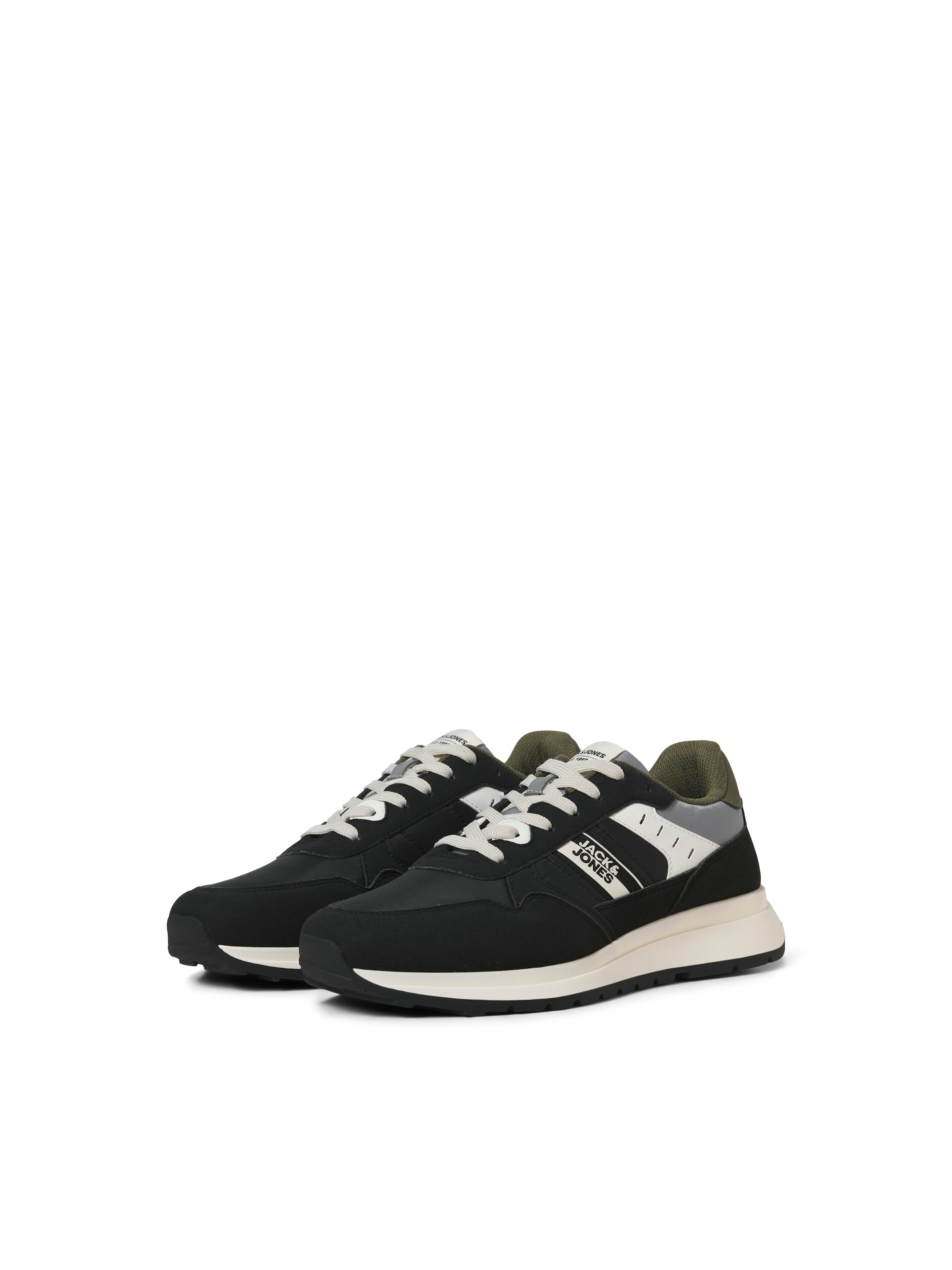 Baskets basses 'JFWOSWALD' JACK & JONES en noir