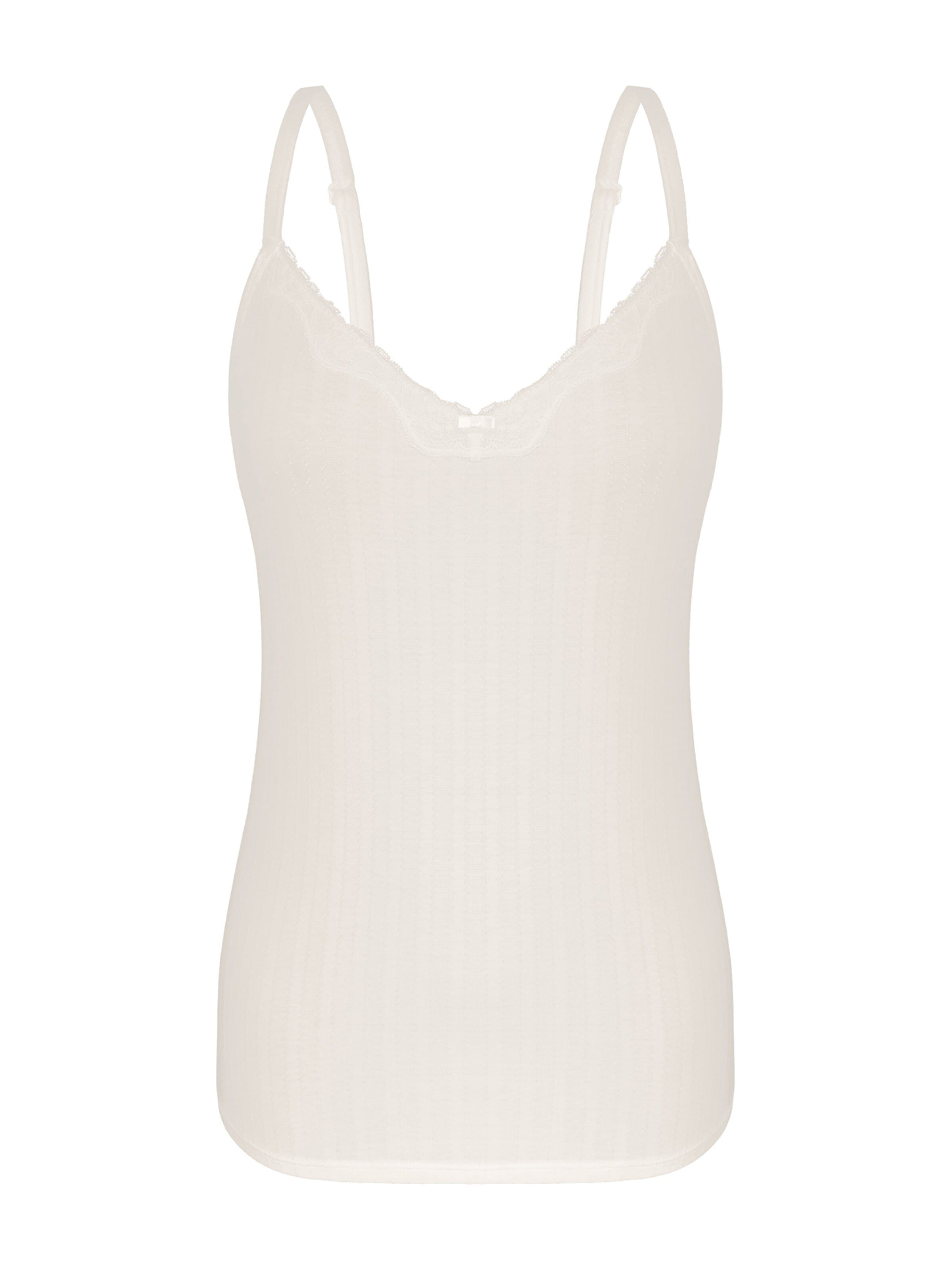 sassa Undershirt 'Bamboo Jacquard' in Beige