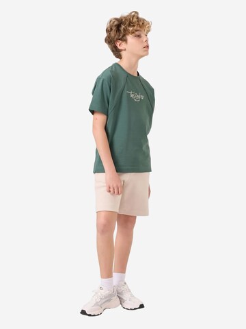 Tommy LifeHlače 'TOMMY Shorts aus Baumwollmischung' - siva boja
