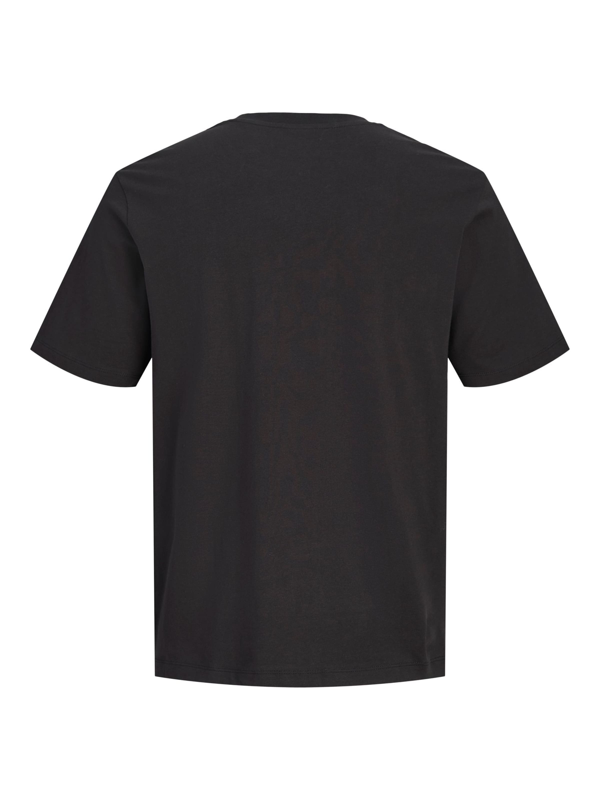 Jack & Jones Plus - Camiseta 'JORHyeres' en negro