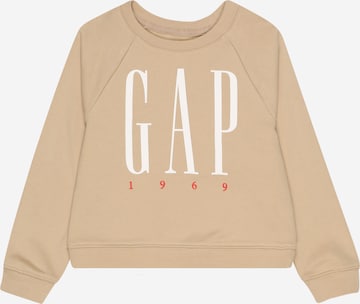 GAP Sweatshirt in Beige: voorkant