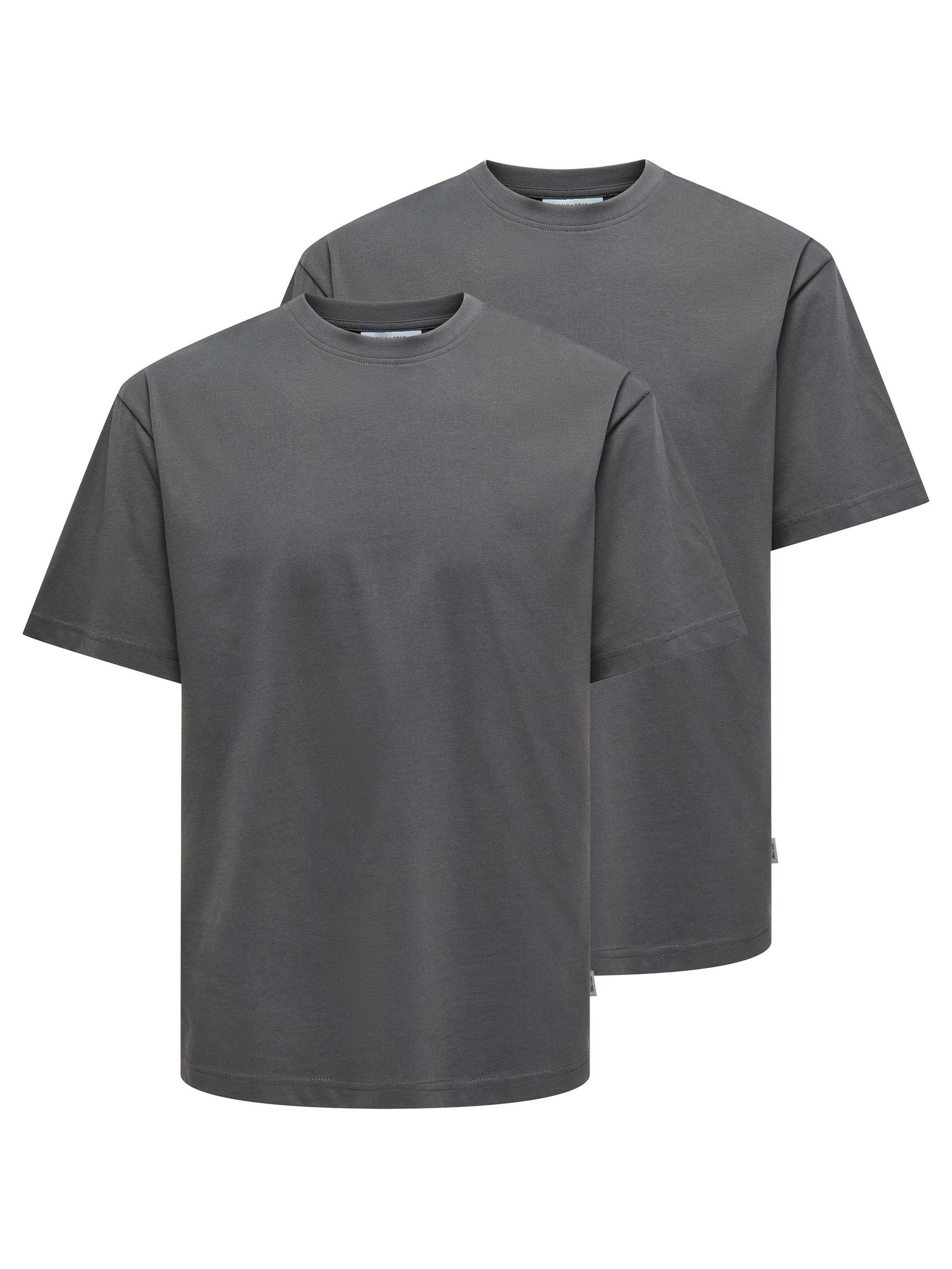 Only & Sons Shirt 'Onsfred' in Grey: front