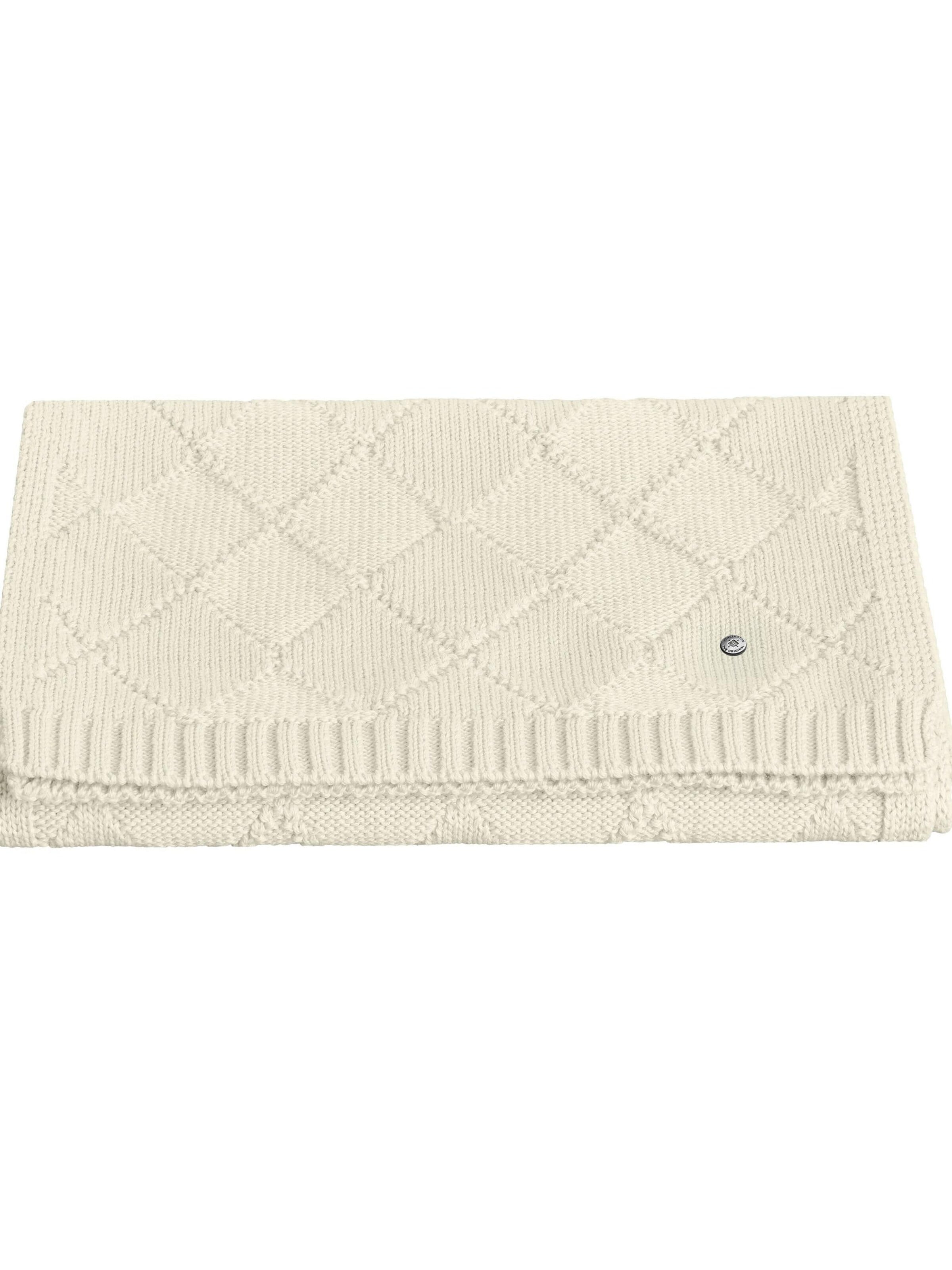BURLINGTON Schal 'Argyle Accent'‌‌‌‌‌‌ in Weiß