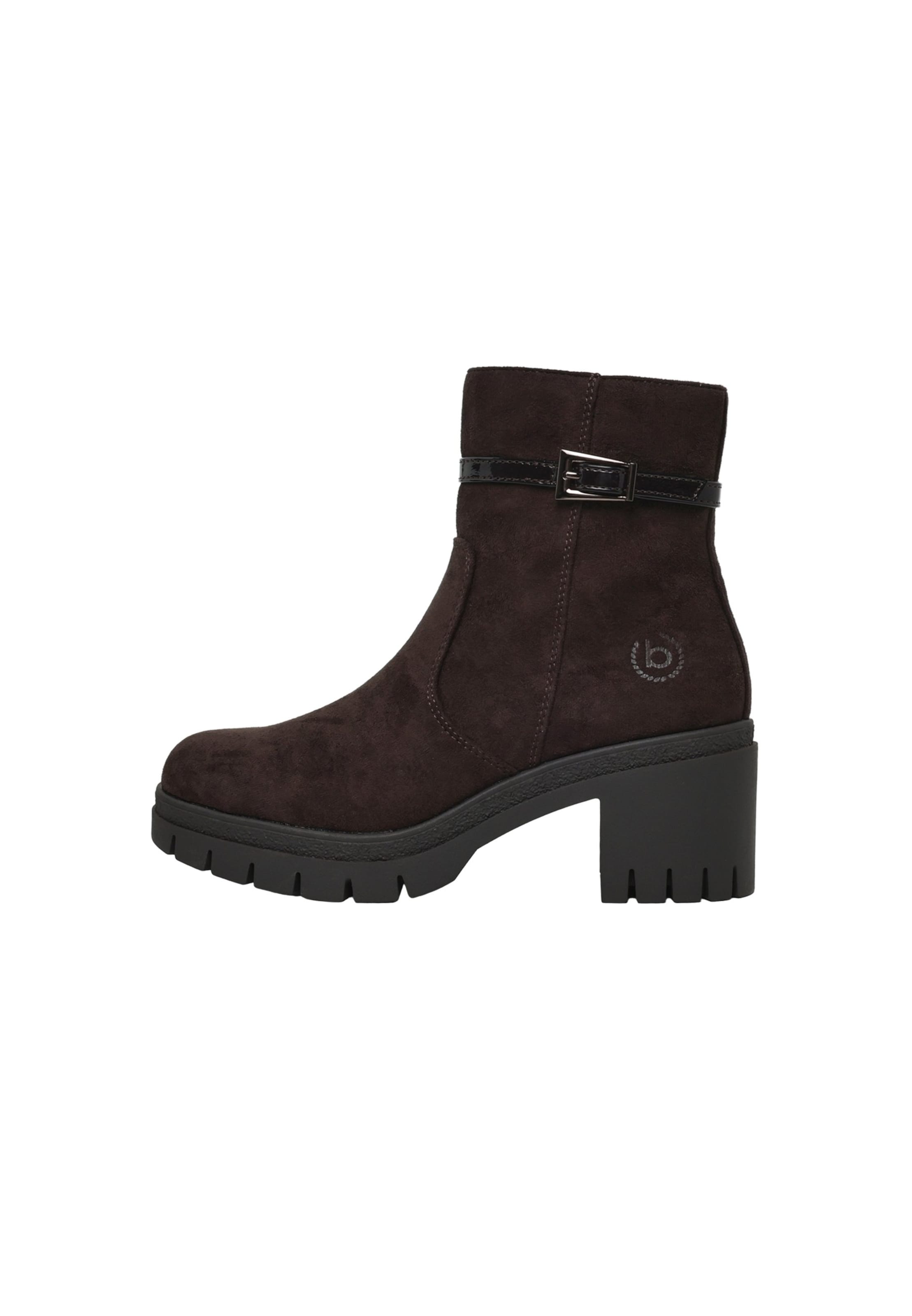 bugatti Bottines en 36 en brun foncé, Vue avec produit