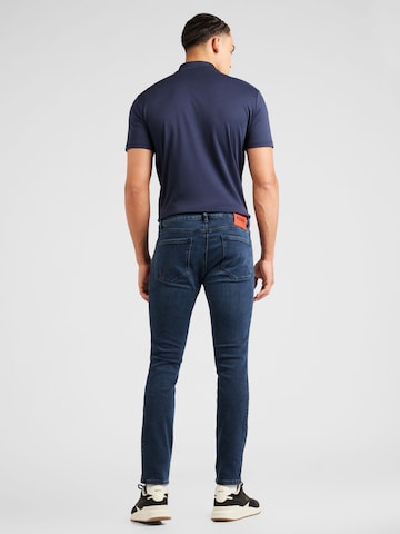 HUGO Red Slimfit Jeans i blå