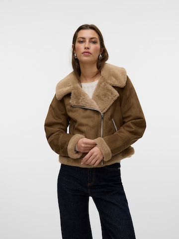 VERO MODA Зимняя куртка 'VMPEGGY' в Коричневый: спереди