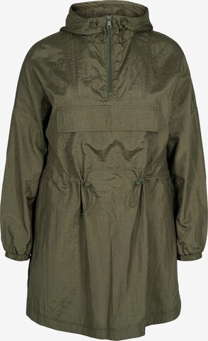 Zizzi Between-season jacket 'MOVEMENT' in Green: front