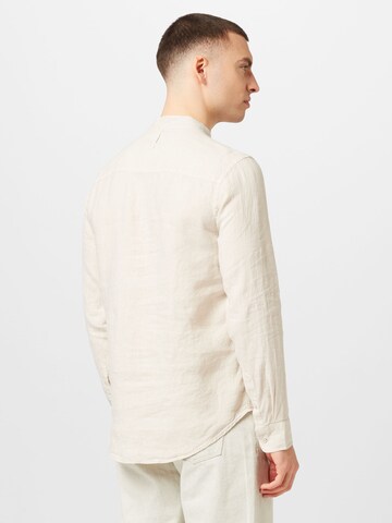 NN07 Regular fit Button Up Shirt 'Eddie' in Beige