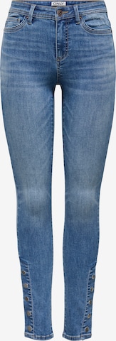 Coupe slim Jean 'ONLWINNIE' ONLY en bleu : devant