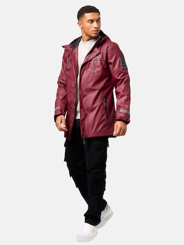 STONE HARBOUR Funkcionalna jakna 'Tamio' | rdeča barva